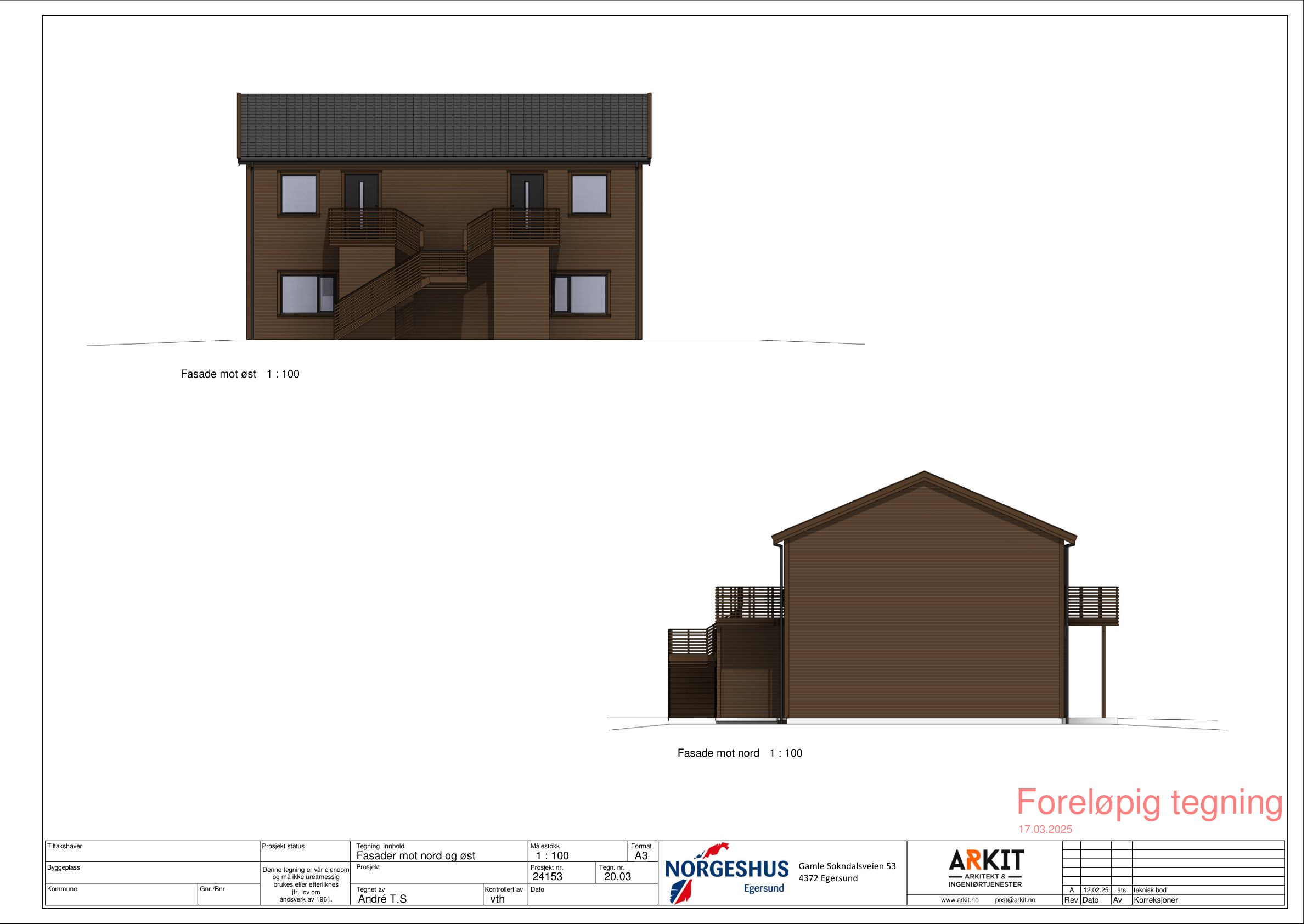 Plantegning Leilighet (4-mannsbolig)